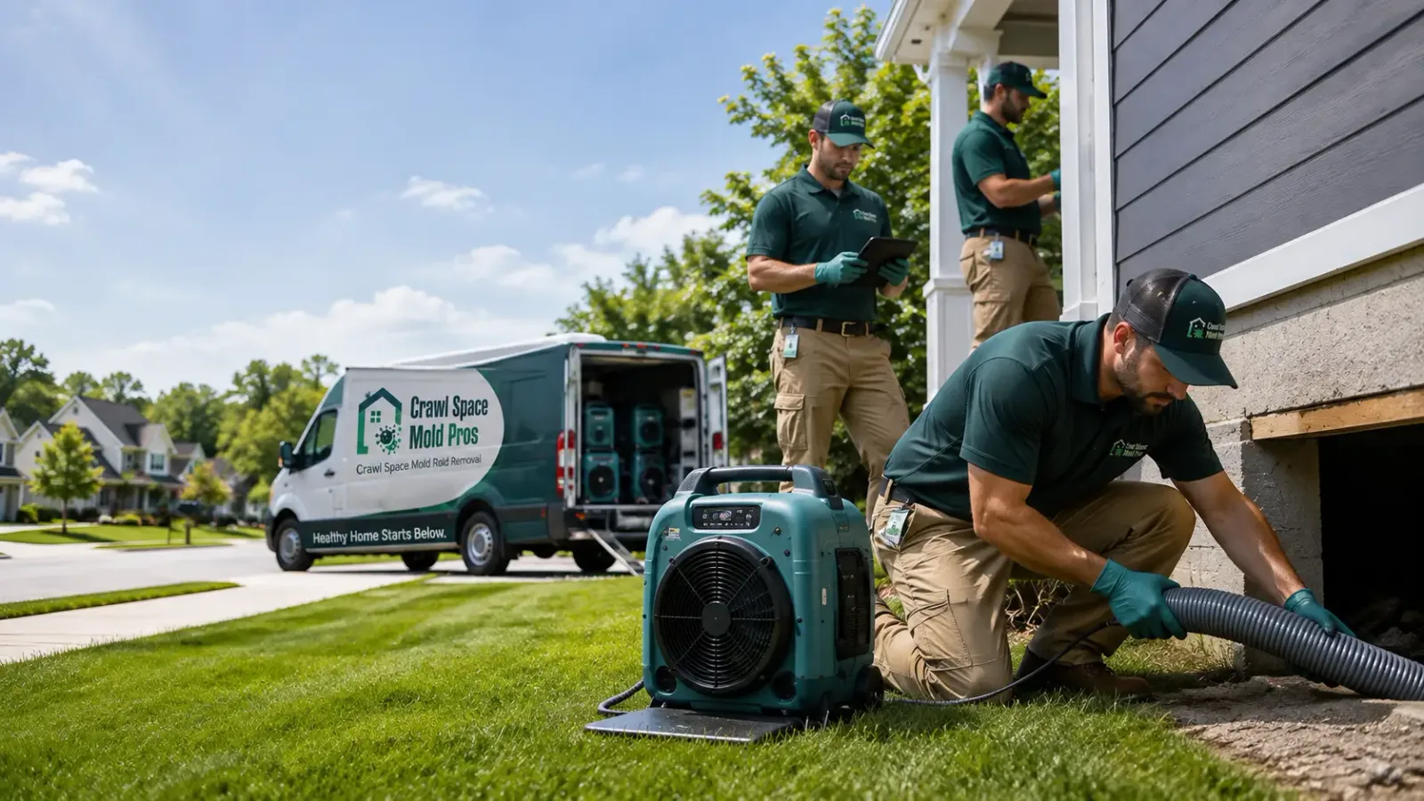 Crawl Space Mold Removal in Jackson, PA